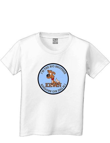 BIG BROTHER DOG DOGGY PUPPY CUTE T SHIRT PET  