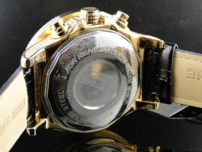 MENS 9.0CT ICETIME/JOE RODEO CANARY DIAMOND 3 ROW WATCH  