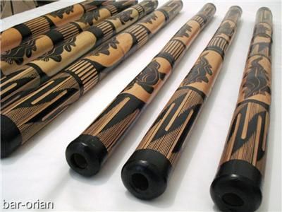 47 LIZARD/TURTLE HANDCARVED Aborigin Didgeridoo WW SHP  