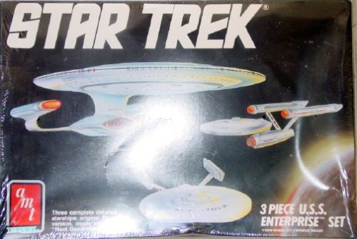 AMT/ERTL Star Trek 3 Pc. ENTERPRISE Model #6618 NEW BOX  