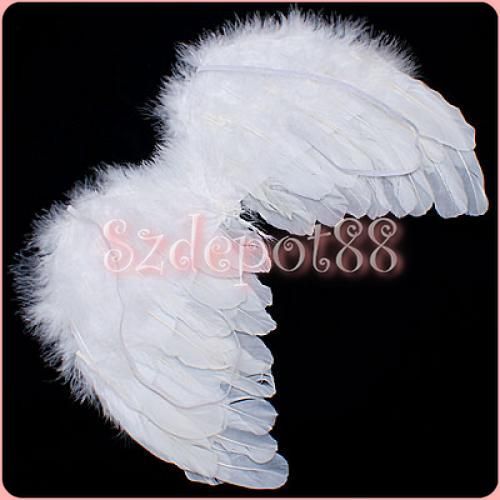 Baby feather angel wings cupid fairy photo props 6 18mo  