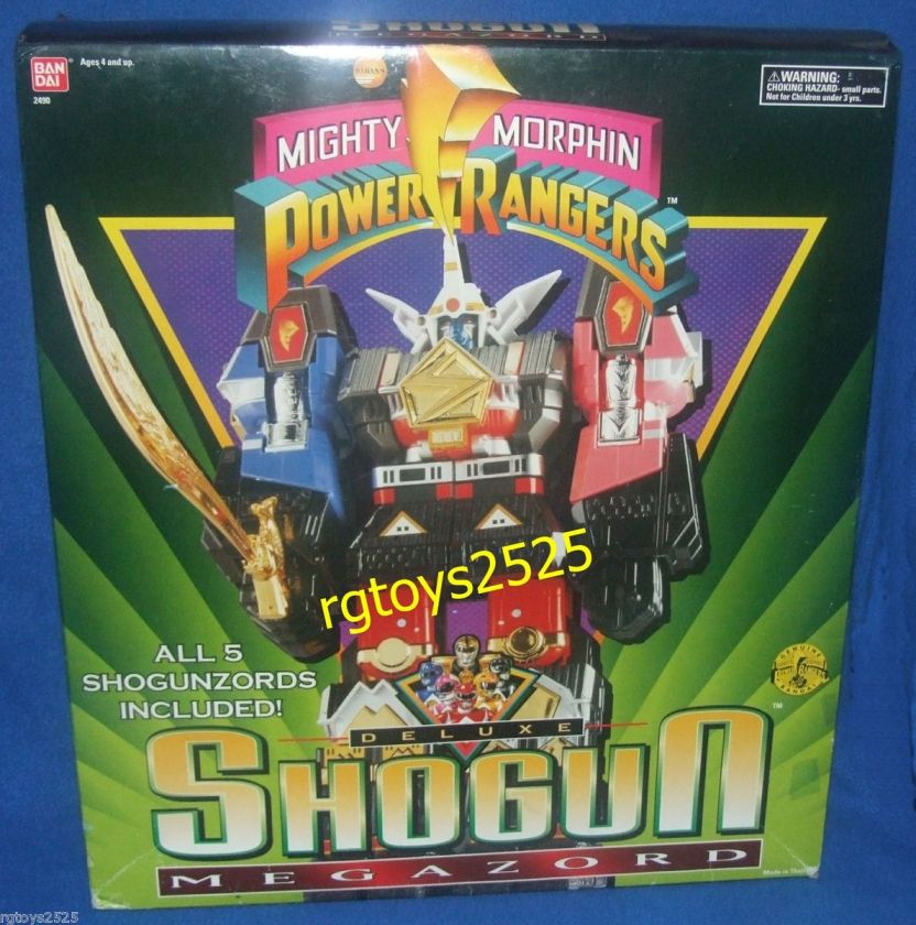 Mighty Morphin Power Rangers Deluxe SHOGUN Megazord New RARE  