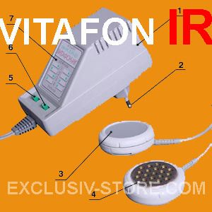 VITAFON IR VIBRO AUDIO MASSAGE THERAPY APPLICATOR NEW  