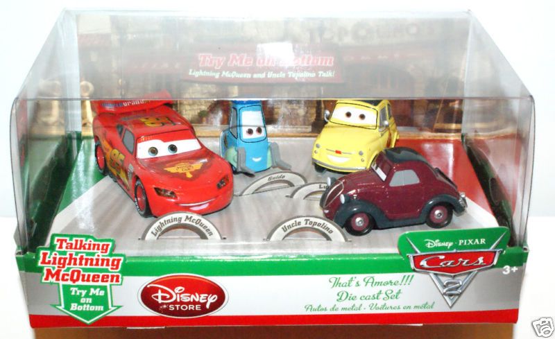  CARS 2 THATS AMORE SET TALKING TOPOLINO  