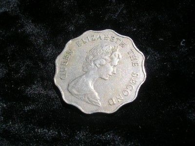 1975 UK Great Britain / Hong Kong 2 Dollars Coin  