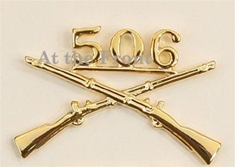 WWII 506th Officer Branch Insignia, New  