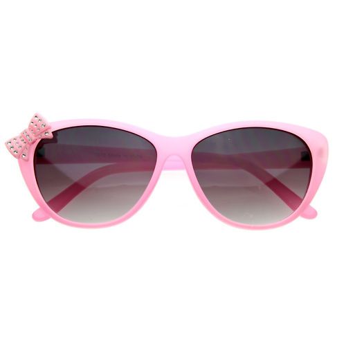 Cute Womens Hello Kitty Bow Cat Eye Sunglasses 8225 New  
