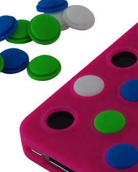 Incipio DOTTIES Silicone Fun Play Case for iPhone 4  