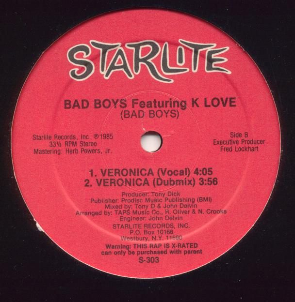 BAD BOYS feat K LOVE   Veronica / The Mission  
