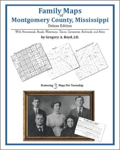 Family Maps Montgomery County Mississippi Genealogy MS  